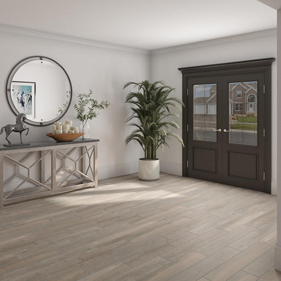 Platinum Gray Brown Plank 6X36 Matte