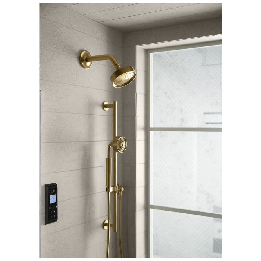 Purist 8-3/8" Wall Mounted Shower Arm and Flange