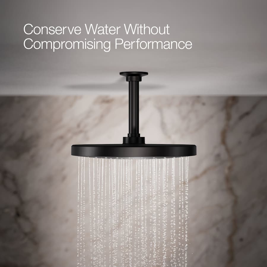 Awaken Round 10" Single Function 1.75 GPM Rainhead with MasterClean Sprayface