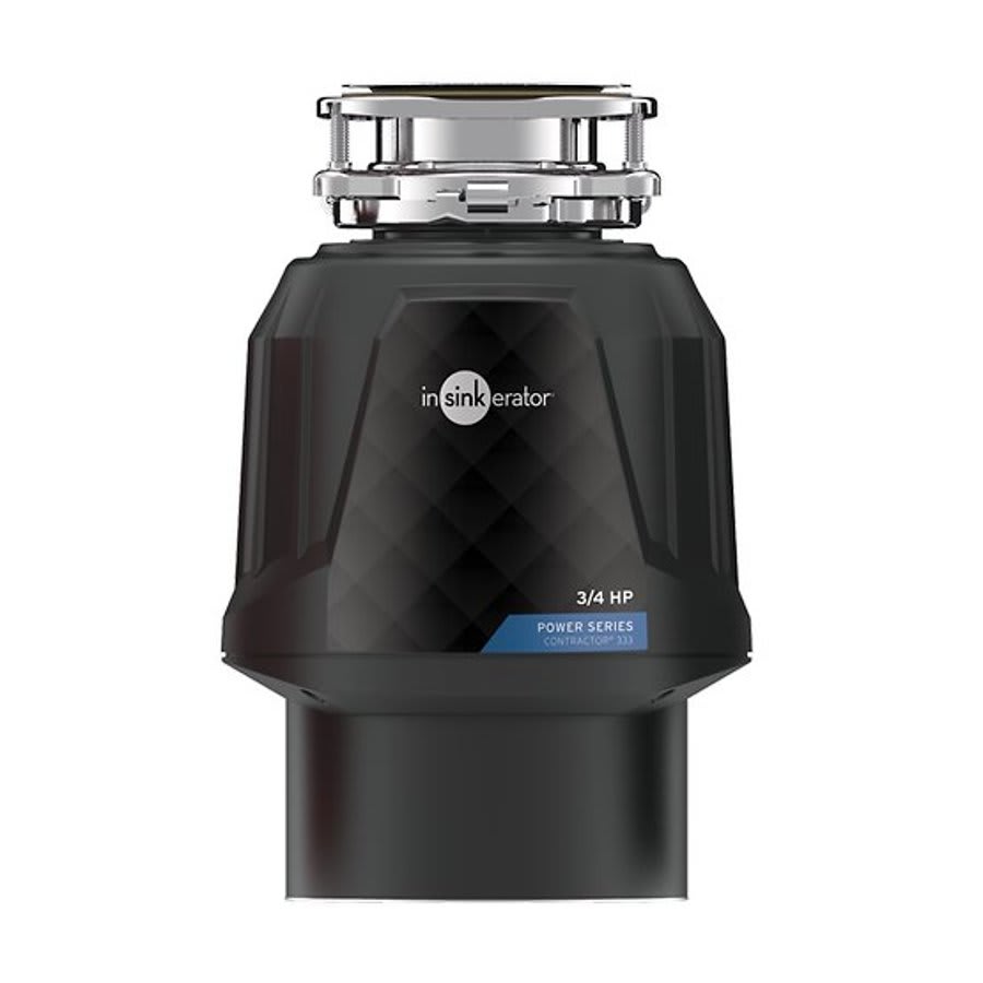 Contractor 333™ Corded Garbage Disposal, 3/4 hp, 120 VAC, 1 ph