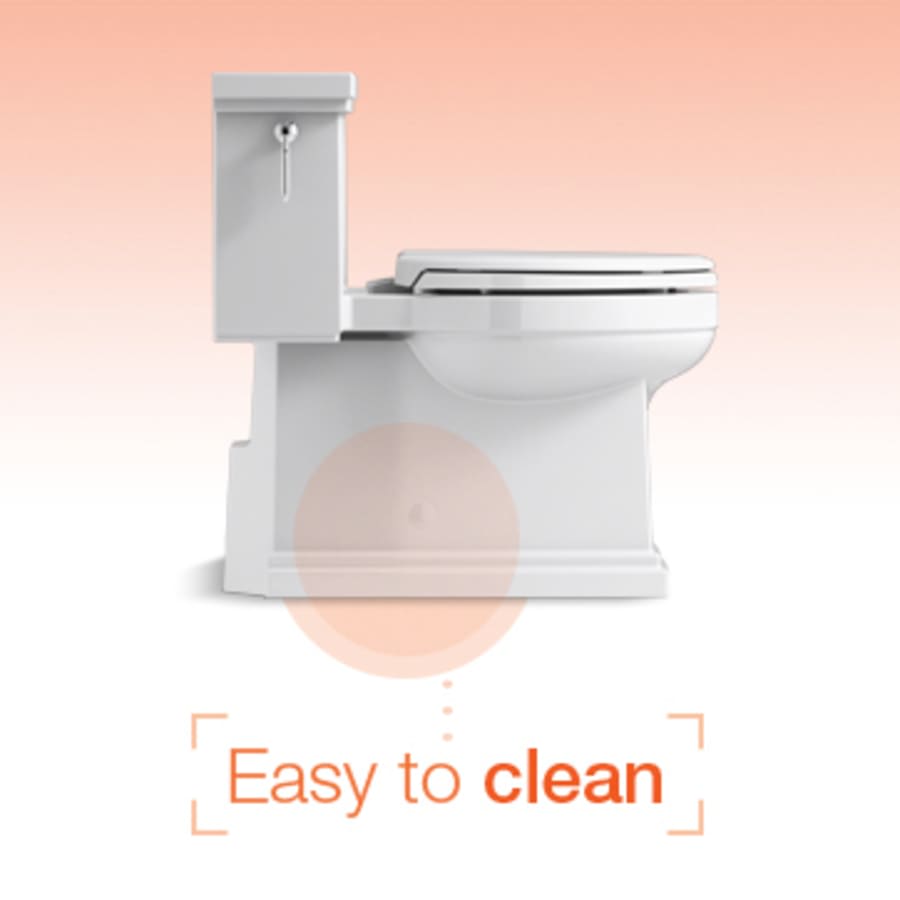 Tresham 1.28 GPF Elongated One-Piece Comfort Height Toilet with AquaPiston Technology - Seat Included