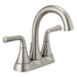 Kayra™ Centerset Lavatory Faucet, ADA, 2 Handle, 2-Hole, 1.2 gpm, Stainless