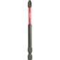 SHOCKWAVE™ Impact Power Bit, #2 Phillips® Point, 3-1/2 in OAL, 1/4 in, Alloy Steel