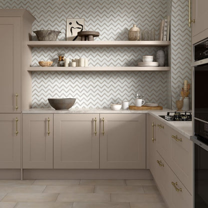 BIZOU WHITE/CREAM PL CHEV/MO