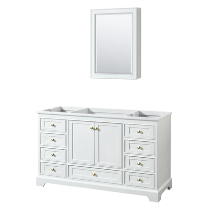 Deborah Single Bathroom Vanity - 59.25W x 34.25H x 21.5D
