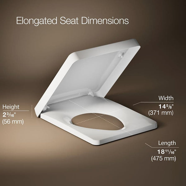Reve Elongated Toilet Seat with Quiet-Close Technology