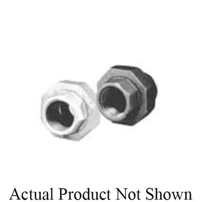 Union, 1/8 in, FNPT, 150 lb, Malleable Iron, Black