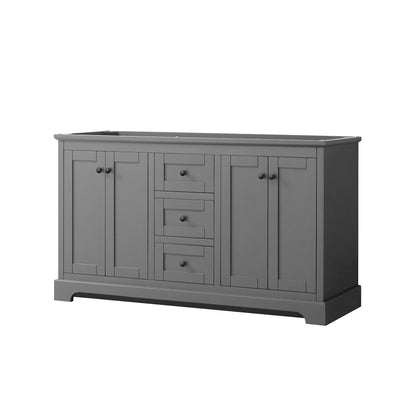 Avery Double Bathroom Vanity - 59.25W x 34.25H x 21.75D
