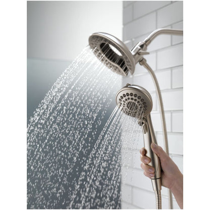 In2ition 2.5 GPM Multi Function Shower Head with Touch-Clean