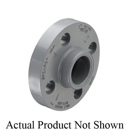 1-Piece Flange, 2 in, Socket, 6 in Dia, CPVC, SCH 80/XH