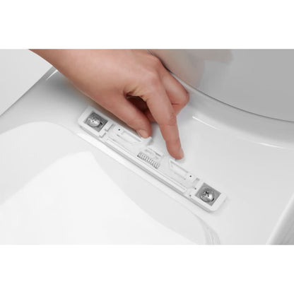 Purefresh Elongated Closed Front Toilet Seat with Purefresh Air Filtering, Night Light, and Quiet-Close Technology