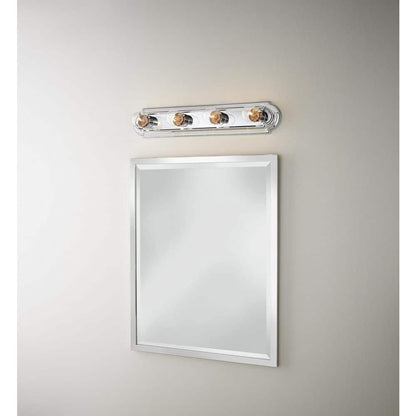 Hampton Bay 24 in. 4-Light Chrome Vanity Light