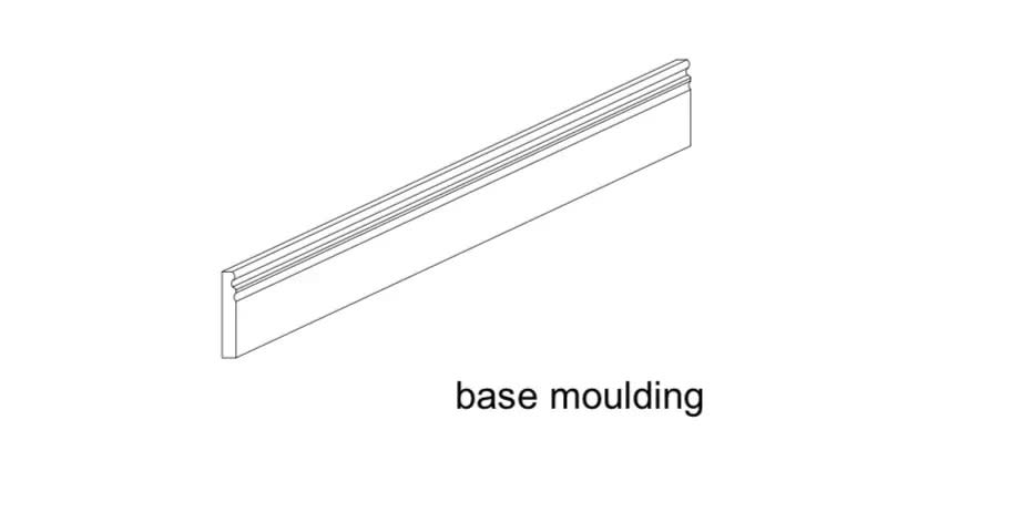 Furniture Base Moulding - 4 1/2"W x 120"H x 3/4"D