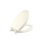 Cachet® Toilet Seat, Elongated Bowl, Closed Front, With Cover, Plastic, Biscuit