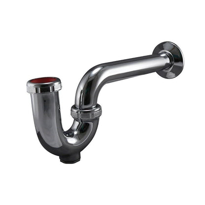 Tubular P-Trap, 1-1/2 in, 17 ga, Polished Chrome