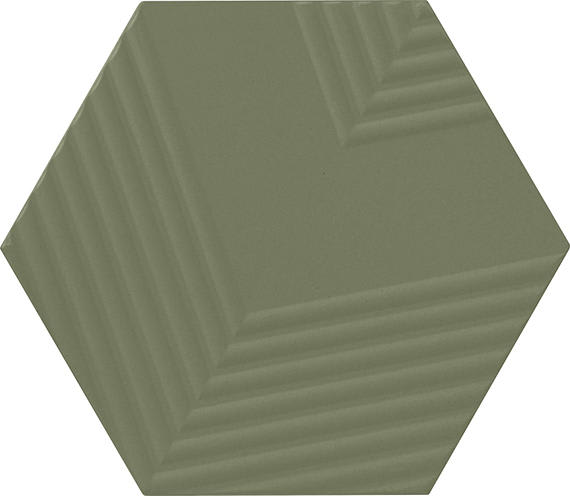 Rhyme and Reason Artichoke Hexagon 4X4 Matte
