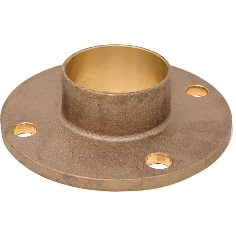 150 lb Flange, 1-1/4 in, C x Bolt Pattern, Cast Brass