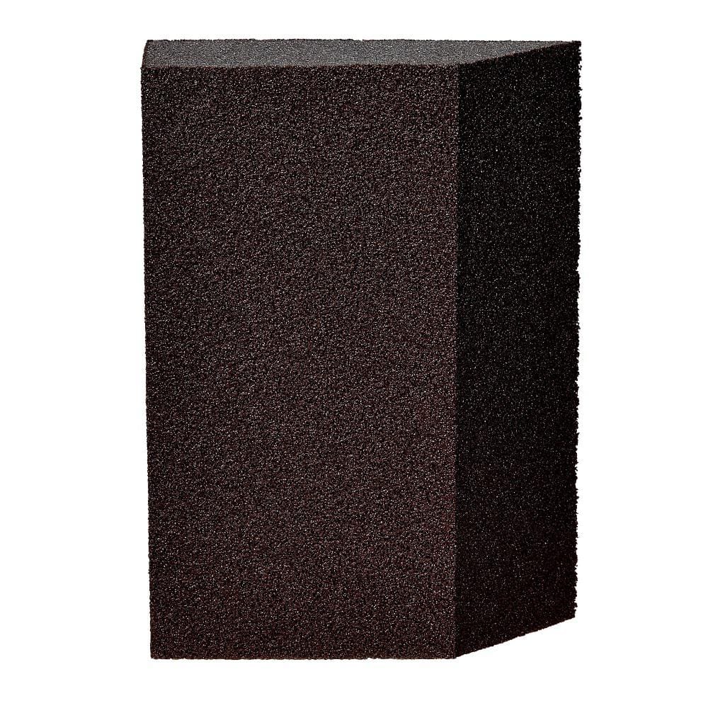 2 7/8 in. x 4 7/8 in. x 1 in. Fine Angled Drywall Sanding Sponge (4-Pack)