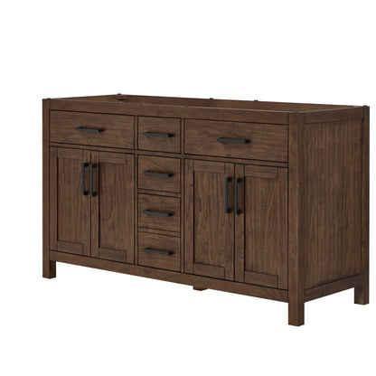 Beckett Double Bathroom Vanity - 59W x 34.25H x 21.5D