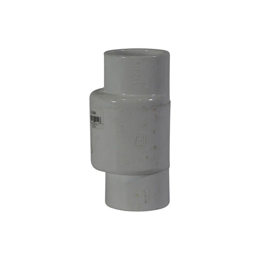 Swing Check Valve, 1-1/2 in, Socket, PVC
