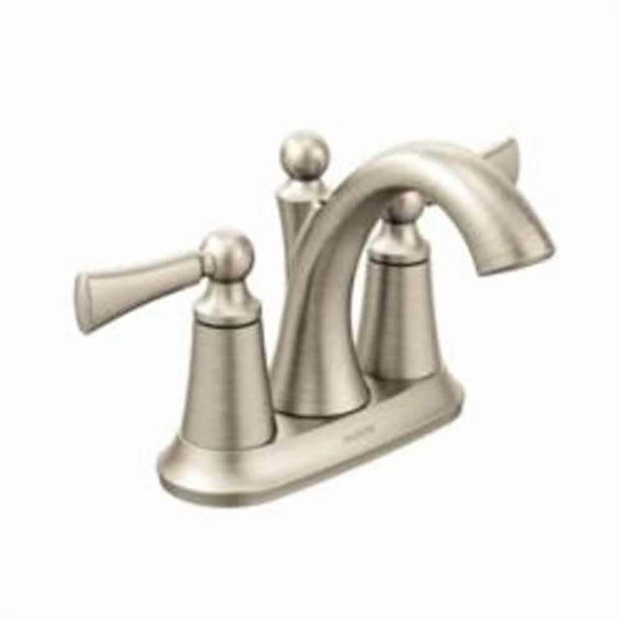 Wynford™ Centerset Lavatory Faucet, ADA, 2 Handle, 2-Hole, 1.2 gpm, Brushed Nickel