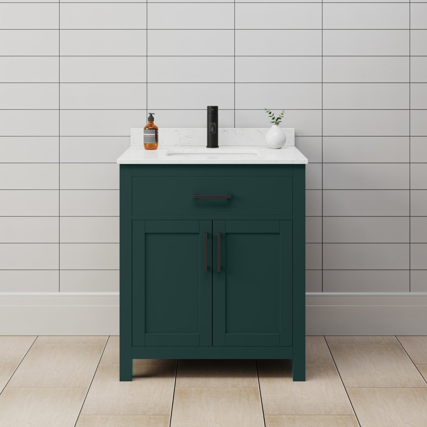 Beckett Single Bathroom Vanity - 30W x 35H x 22D
