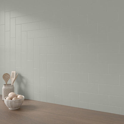 Color Wheel Classic Matte Desert Gray Rectangle 3X6 Matte