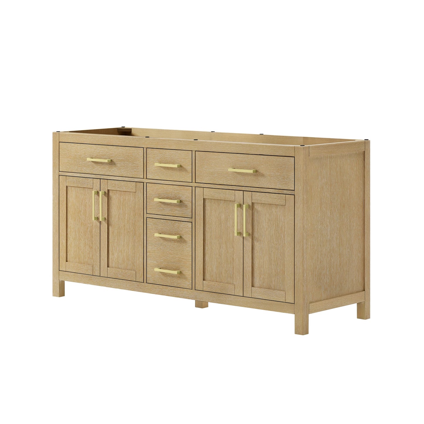 Beckett Double Bathroom Vanity - 65W x 34.25H x 21.5D