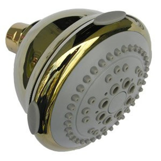 Multi Function Shower Head, 2.5 gpm, Polished Brass