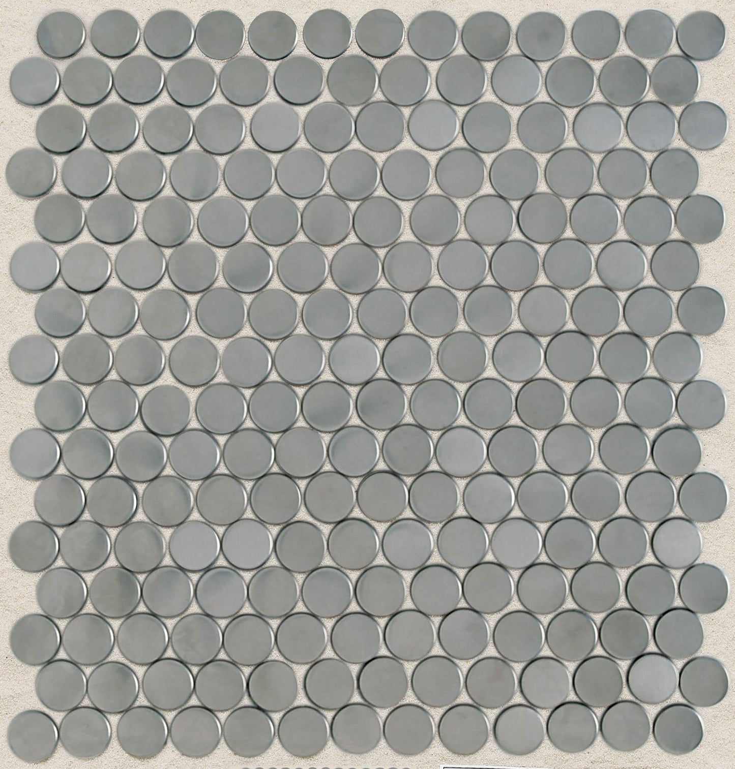 Metallica Brushed Stainless Steel Hexagon 1X1 Satin