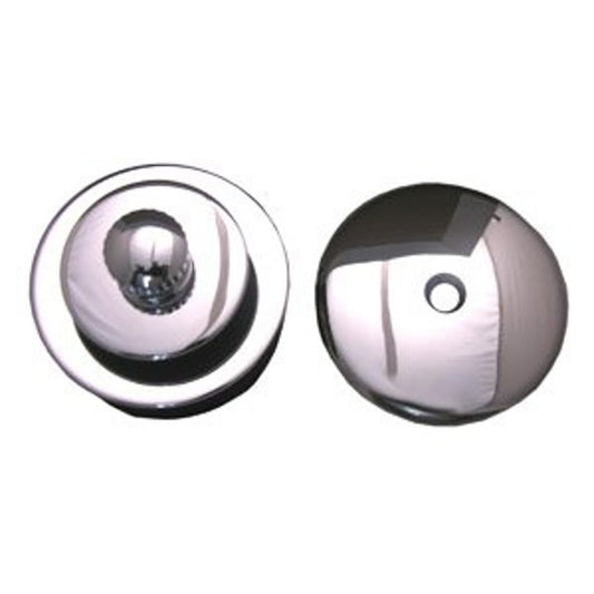 Bath Drain Trim Kit, Push/Pull, Polished Chrome