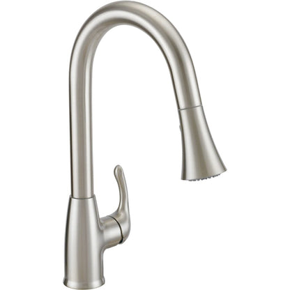 Kirkham 1.75 GPM Single Hole Pull Down Kitchen Faucet - Includes Escutcheon