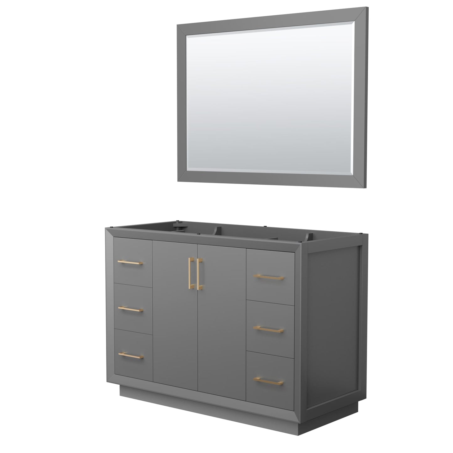 Strada Single Bathroom Vanity - 47.25W x 34.25H x 21.75D