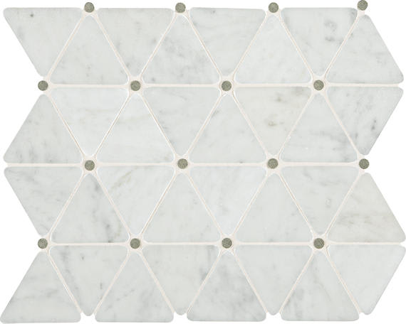 Marble Carrara White Hexagon 6X6 Polished