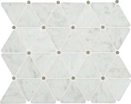 Marble Carrara White Hexagon 6X6 Polished