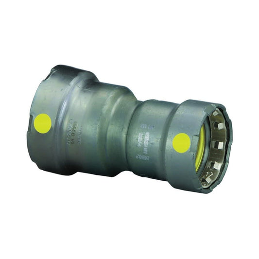 Gas Reducer Coupling, 1-1/4 x 1 in, Press, Carbon Steel