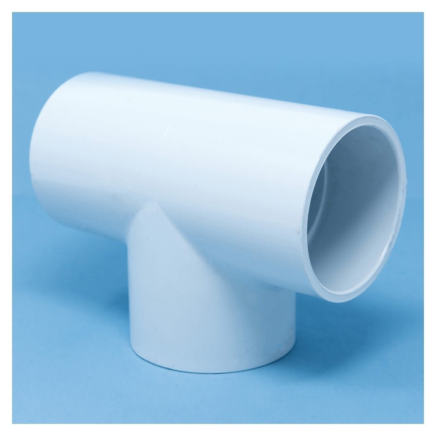 Tee, 4 in, Socket, SCH 40/STD, PVC