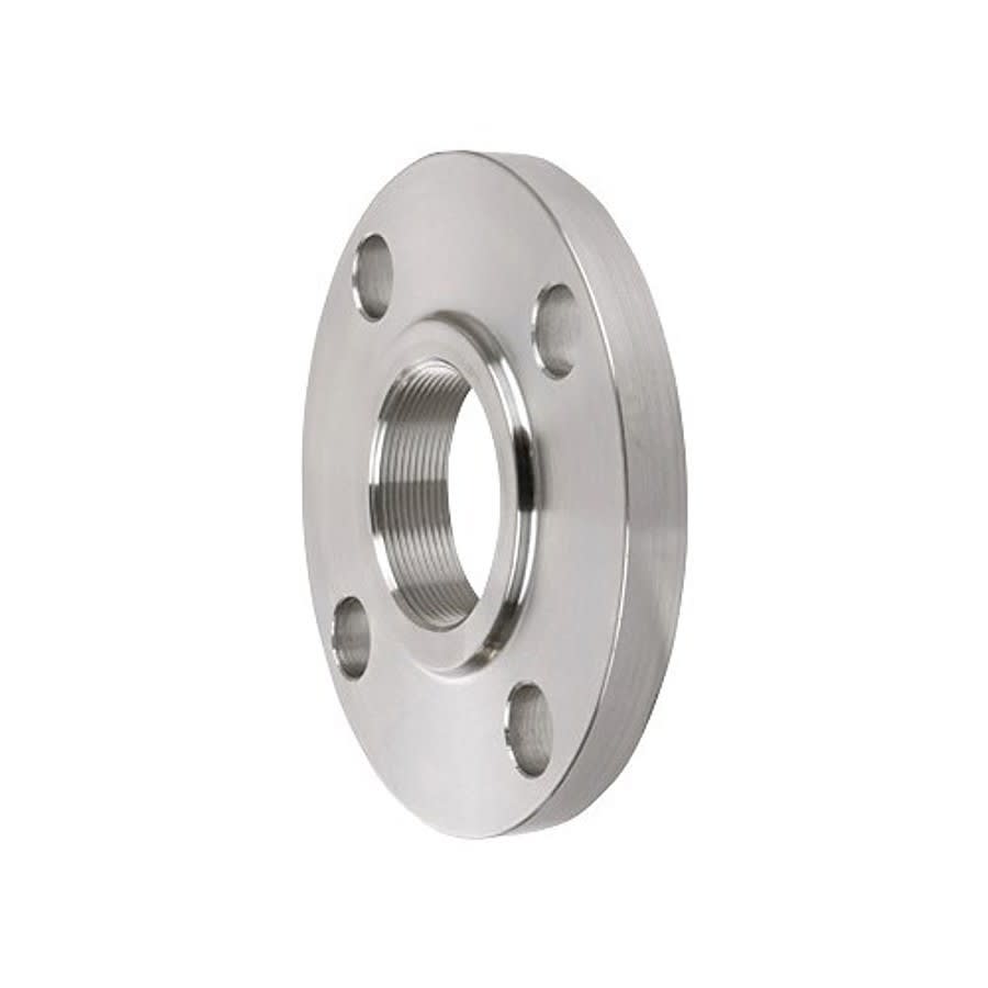 Raised Face Flange, 3 in, FNPT, 150 lb, 7-1/2 in OD, 3/4 in Bolt Hole Size, 316/316L Stainless Steel