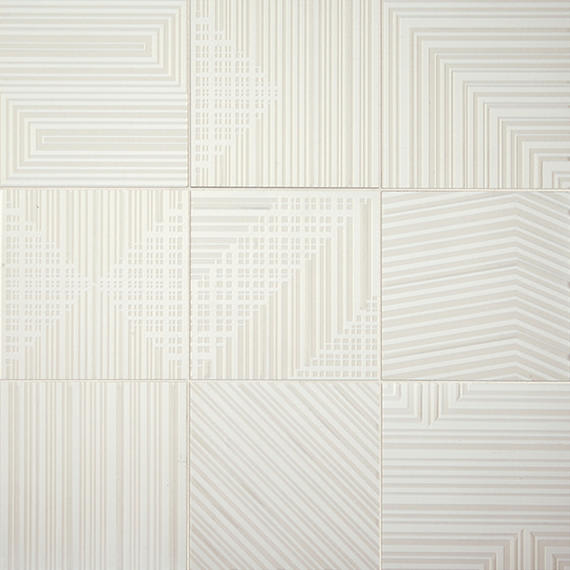 Geometric Fusion Pearl Square 8X8 Mixed