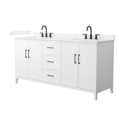 Elan Double Bathroom Vanity - 72W x 35H x 22D
