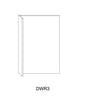 Dishwasher Return End Panel - 3"W * 34- 1/2"H * 24"D