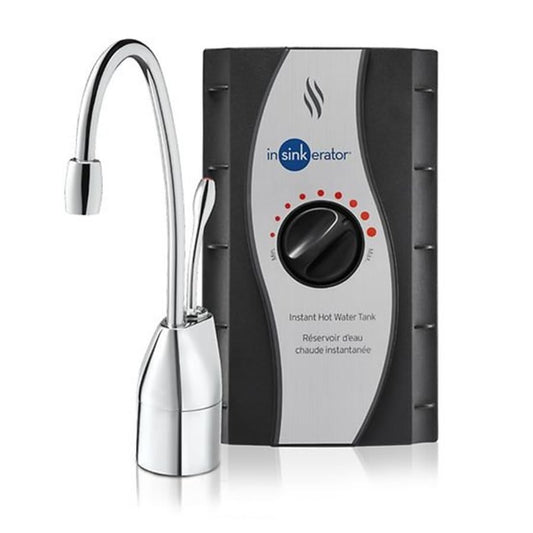 Instant Hot Water Dispenser Faucet, Premier® Gooseneck Swivel Spout, Polished Chrome, 1 Handles