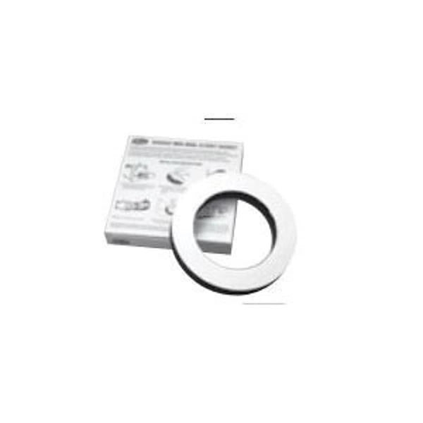 Bonded Closet Gasket Kit, For Use With Wall Hung Toilet, 4 in, Black