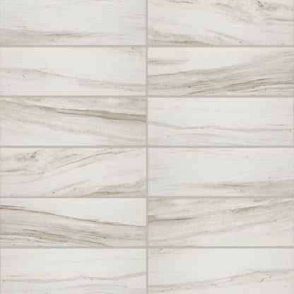 Platinum Calacatta Sky Rectangle 6X18 Glossy