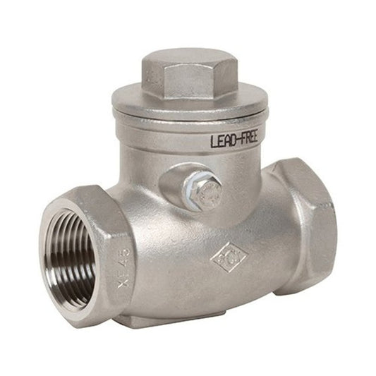 SC602 Check Valve, 1-1/2 in, 200 lb CWP, 316 Stainless Steel Body