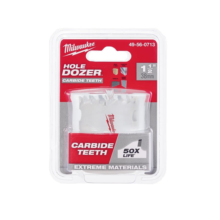 Hole Dozer™ Hole Saw With Carbide Teeth, 1-1/2 in, Dia