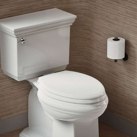 Glenbury Elongated Closed-Front Toilet Seat with Soft Close and Quick Release