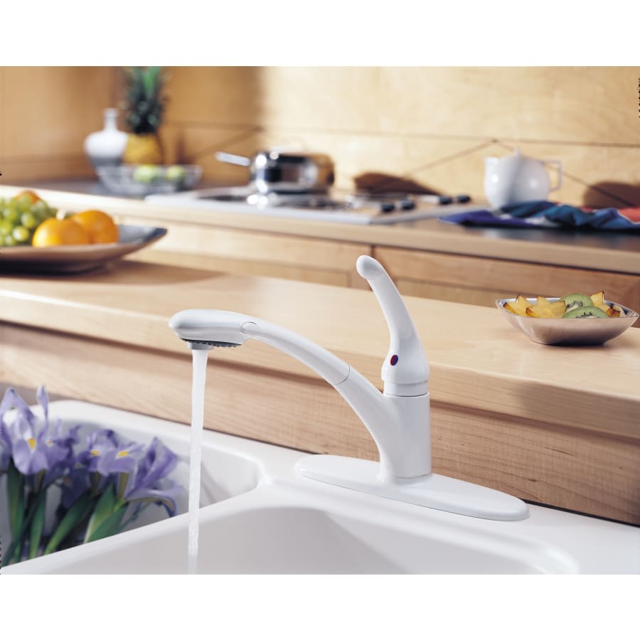 Signature Pull-Out Kitchen Faucet with Optional Base Plate - Includes Lifetime Warranty