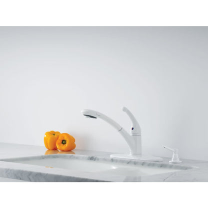 Signature Pull-Out Kitchen Faucet with Optional Base Plate - Includes Lifetime Warranty