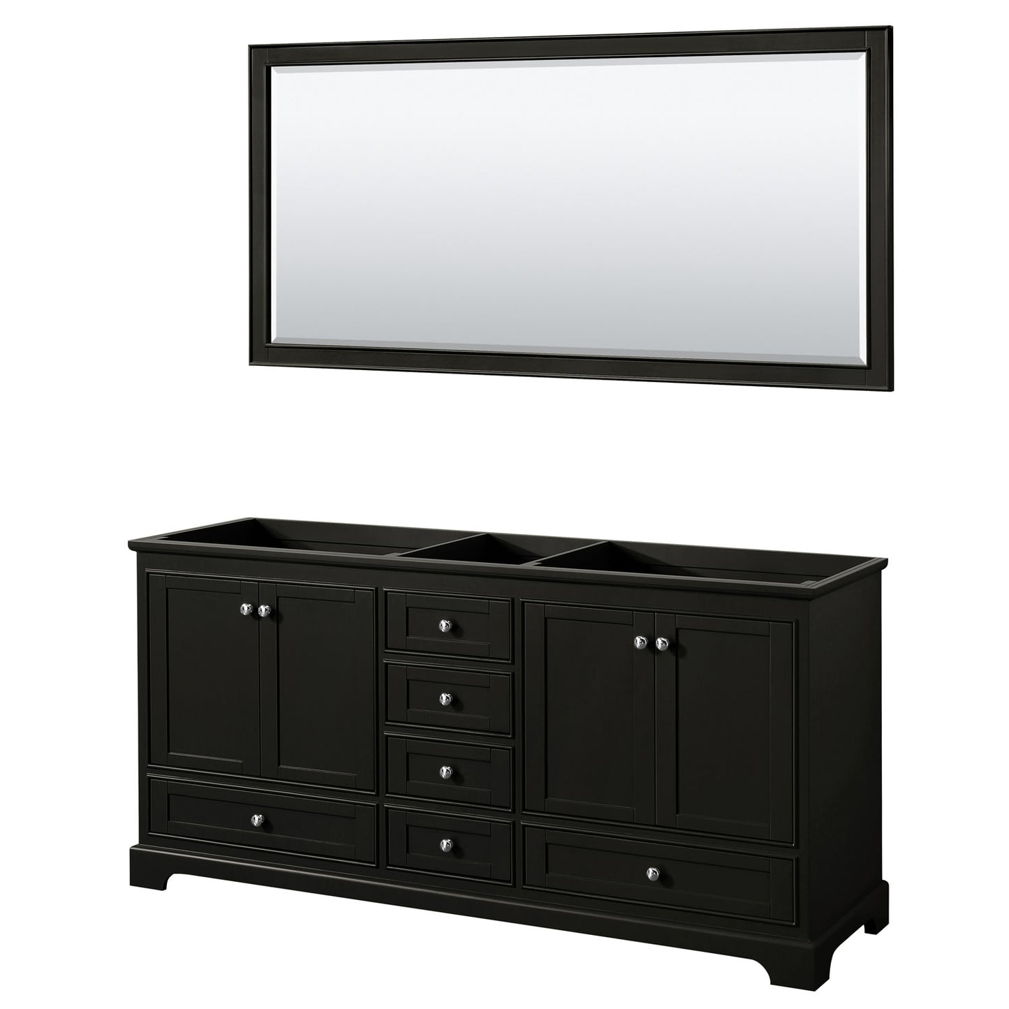 Deborah Double Bathroom Vanity - 71W x 34.25H x 21.5D